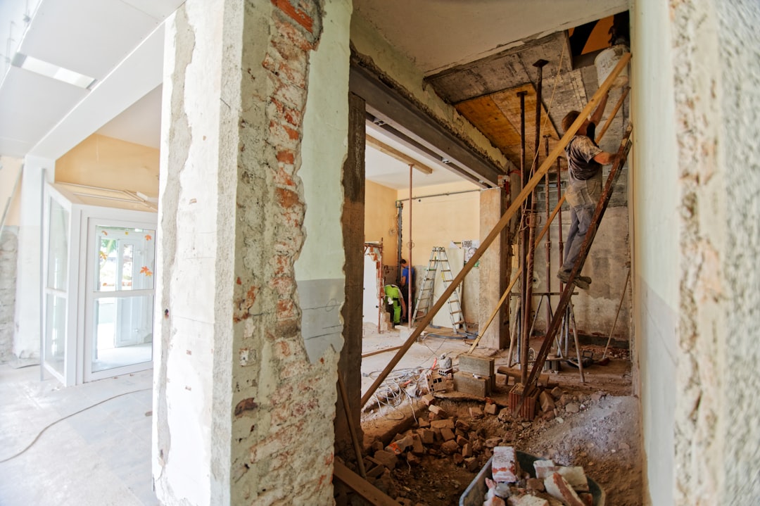 Home renovation project representing renovation mortgage financing