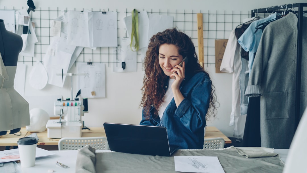 Small-business owner working in an office